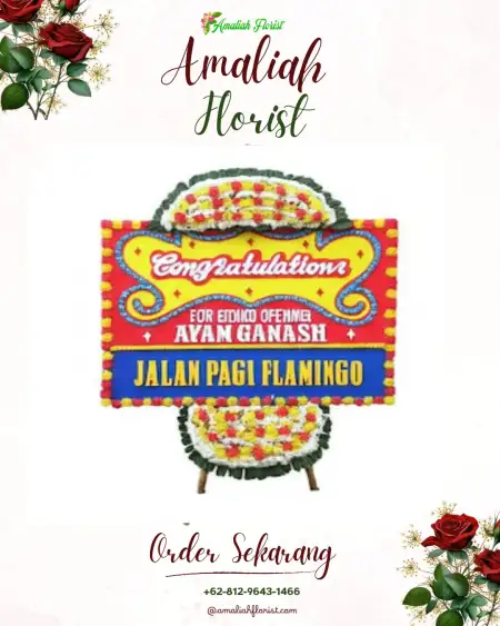 Sewa Papan Bunga Siakin